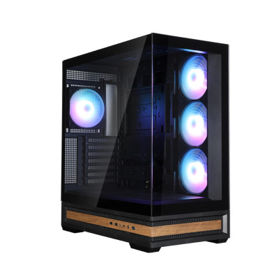 Zalman Корпус P40 NAMU без БР, 2xUSB3.0, 1x Type C, 3x120мм ARGB Reverse, 1x120мм ARGB, VGA 420мм, LCS ready, TG Side/Front Panel, ATX, чорний