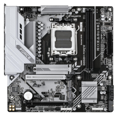 Gigabyte Материнська плата B850M FORCE sAM5 B850 2xDDR5 M.2 HDMI DP mATX