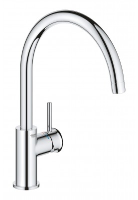 Grohe Змішувач для кухні BauClassic, довж.виливу - 223мм, поворотний, 1важіль, хром