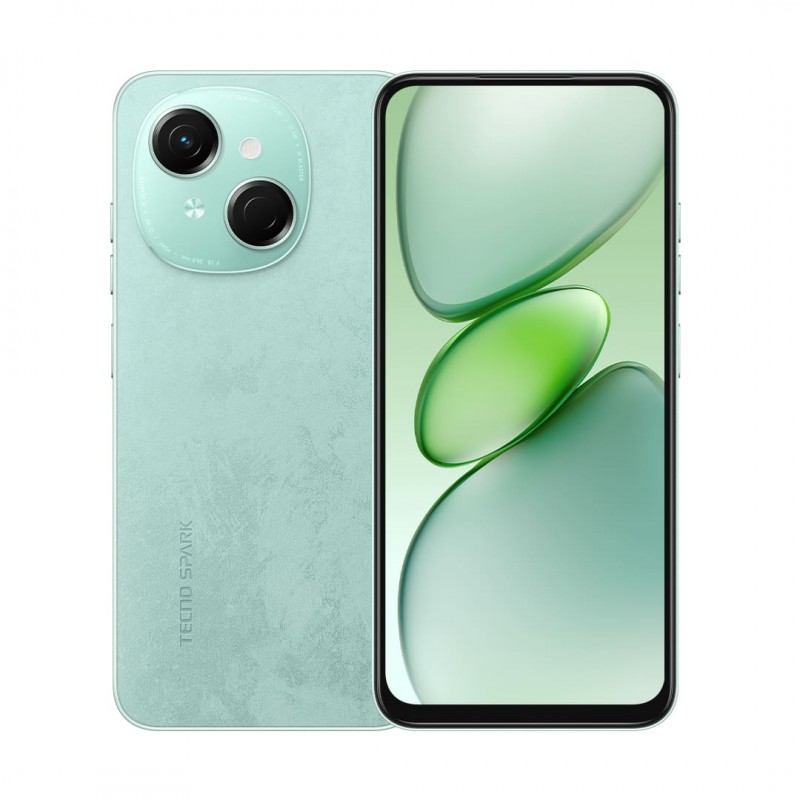 TECNO Смартфон Spark Go 1 (KL4) 6.67" 4/64ГБ, 2SIM, 5000мА•год, Magic Skeen Green