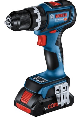 Bosch Шурупокрут-дриль акумуляторний GSB 18V-90 C 18В 2х4А·год 36·64Нм 0-630·0-2100об·хв 1.2кг