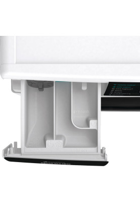 Gorenje Пральна машина фронтальна, 10кг, 1400, A+++, 60см, дисплей, інвертор, пара, Wi-Fi, підсвітка барабану, білий