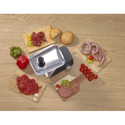 Gorenje М'ясорубка, 1600Вт, 2,2кг/хв, 2 грати, пластик+метал, чорний