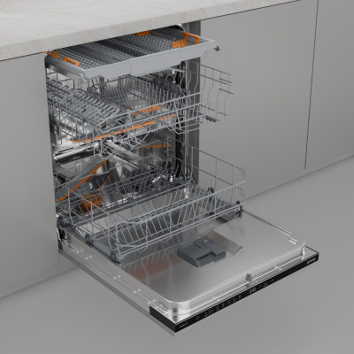Gorenje Посудомийна машина вбудовувана, 16компл., A++, 60см, AquaStop, автоматичне відчинення, сенсорн.упр, 3и кошики, білий