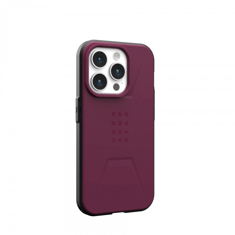 UAG Чохол для Apple iPhone 15 Pro Civilian Magsafe, Bordeaux