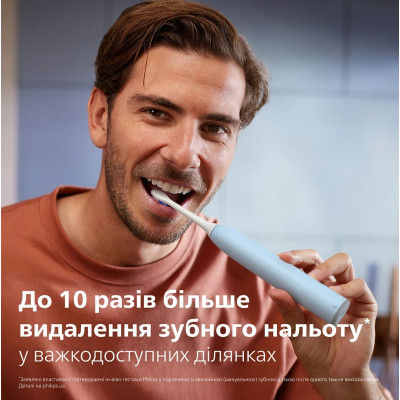 Philips Щітка зубна електр., Sonicare 6100 Series, 62т. колів/хв, насадок-1, блакитний