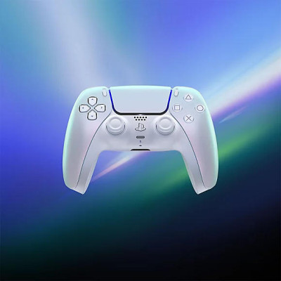PlayStation Геймпад 5 Dualsense BT, Chrome Pearl