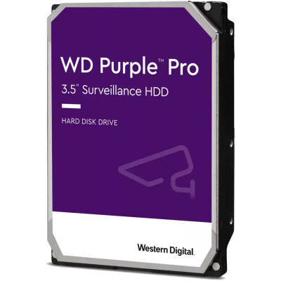 WD Жорсткий диск 3.5" SATA 3.0 18TB 7200 512MB Purple Pro Surveillance
