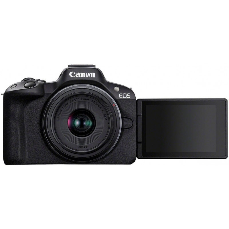 Canon Цифрова фотокамера EOS R50 + RF-S 18-45 IS STM Black