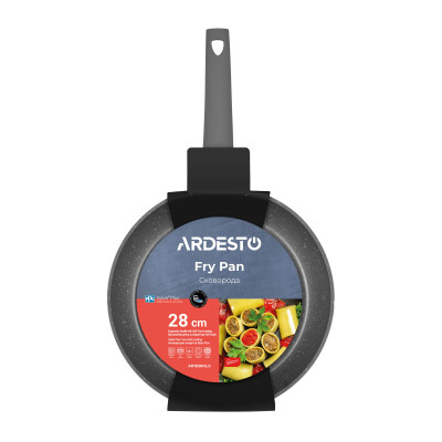 ARDESTO Сковорода Gemini Molise, 28см, алюміній, сірий