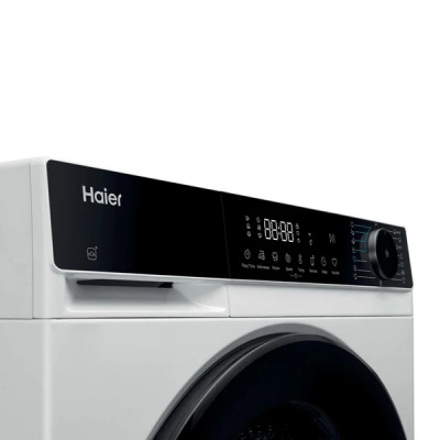 Haier Пральна машина Haier фронтальна, 10кг, 1400, A, 52см, дисплей, пара, інвертор, люк чорний, білий Haier Пральна машина Haier фронтальна, 10кг, 1400, A, 52см, дисплей, пара, інвертор, люк чорний, білий