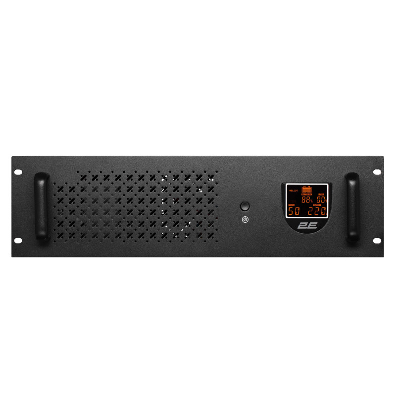 2E Джерело безперебійного живлення RE2000, 2000VA/1200W, RM 3U, LCD, USB, 2xSchuko