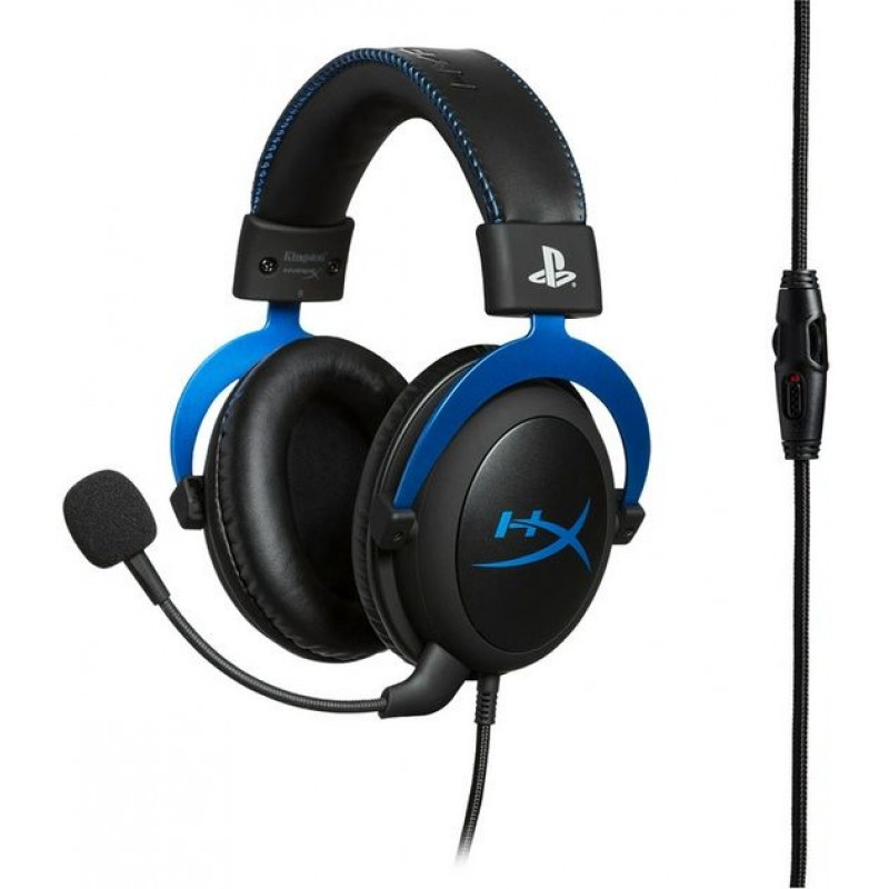 HyperX Гарнітура Cloud PS 3.5mm Black/Blue 4P5H9AM