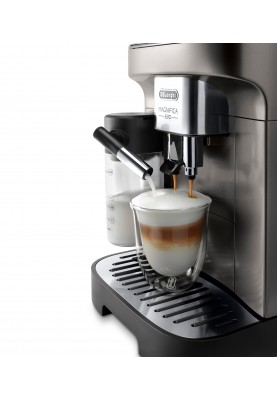 Delonghi Кавомашина Magnifica Evo, 1.8л, зерно+мелена, автомат.капуч, дисплей, авторецептів -7, графіт