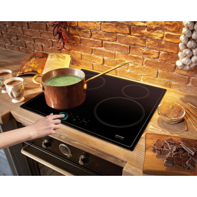 Gorenje Варильна поверхня індукційна, 60см, PowerBoost, TouchControl, StayWarm, блокування від дітей, чорний