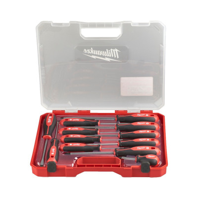 Milwaukee Викрутки набір 12шт, магнітні, SL,PH,PZ, кейс Milwaukee Викрутки набір 12шт, магнітні, SL,PH,PZ, кейс