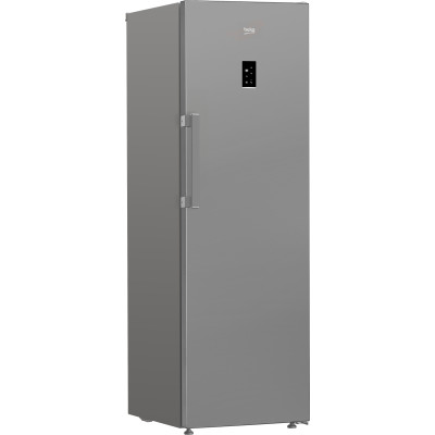 Beko Морозильна камера, 187x60x71, 286л, 1дв., A+, NF, нержавіюча сталь