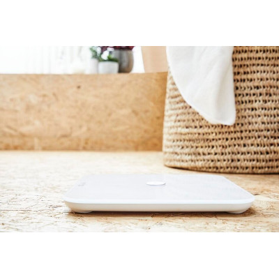 Tefal Ваги підлогові Goodvibes Sport, 180кг, Bluetooth, 4xAAA в комплекті, скло, білий