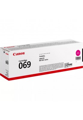 Canon Картридж 069 MF752Cdw/MF754Cdw/LBP673Cdw Magenta (1900 стор)