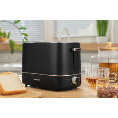 ARDESTO Тостер T-F420B, 800Вт, пластик, 2 слоти, чорний ARDESTO Тостер T-F420B, 800Вт, пластик, 2 слоти, чорний