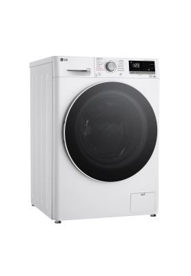 LG Прально-сушильна машина фронтальна, 9(5)кг, 1200, А, 48см, дисплей, пара, інвертор, білий