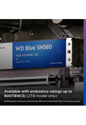 WD Накопичувач SSD WD M.2 2TB PCIe 4.0 Blue SN580