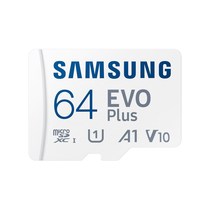 Samsung Карта пам'яті microSDXC 64GB C10 UHS-I R130MB/s Evo Plus + SD