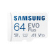 Samsung Карта пам'яті microSDXC 64GB C10 UHS-I R130MB/s Evo Plus + SD