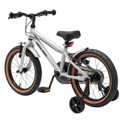 Miqilong Дитячий велосипед ST 16" срібний