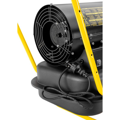 Neo Tools Теплова пушка дизельна, прямого нагріву, 20кВт, 200м2, 600м3/рік, колеса, чорний, 21.30кг