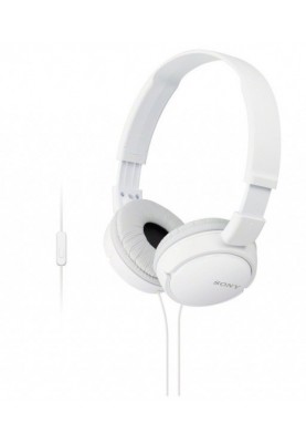 Sony Навушники On-ear MDR-ZX110AP 3.5 mini-jack, Mic, Білий