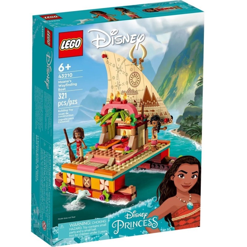LEGO Конструктор Disney Princess Пошуковий човен Ваяни