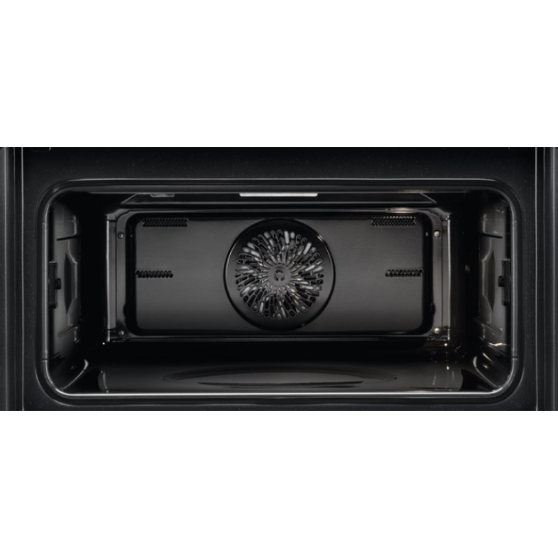 Electrolux Духова шафа електрична компактна, 43л, дисплей, конвекція, ф-ція мікрохвиль, чорний матовий