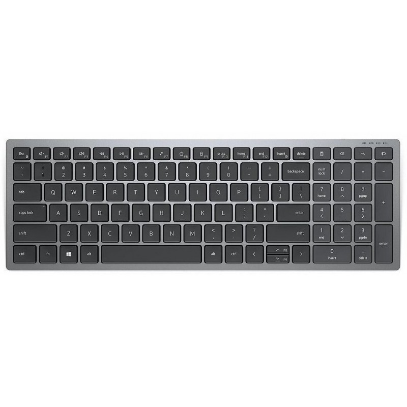 Dell Клавіатура Compact Multi-Device Wireless Keyboard - KB740 - Russian(QWERTY)