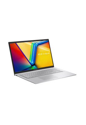 ASUS Ноутбук Vivobook 17 X1704ZA-AU386 17.3" FHD IPS, Intel i5-1235U, 8GB, F512GB, UMA, NoOS, Сріблястий