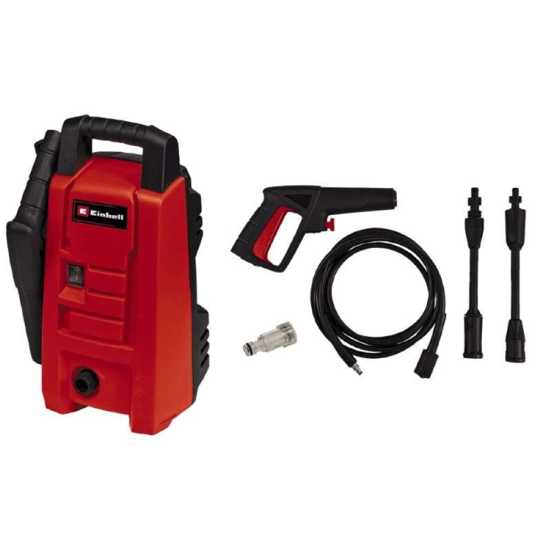 Einhell Мінімийка високого тиску TC-HP 90, 1200Вт, 90бар, 372л/год, шланг 3м, 3.9кг