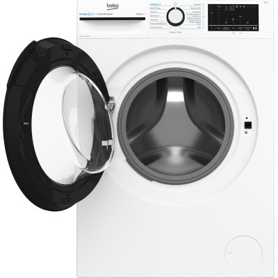 Beko Пральна машина фронтальна, 10кг, 1400, A+++, 58см, дисплей, інвертор, пара, білий