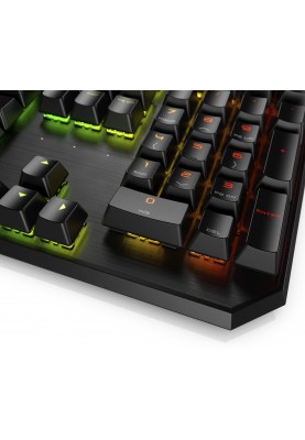 HP Клавіатура механічна OMEN Gaming Sequencer, 115key, LK Optical Blue, USB-A, EN/RU, RGB, чорний