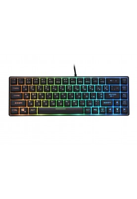 2E Gaming Клавіатура KG345 RGB 68key USB Transparent