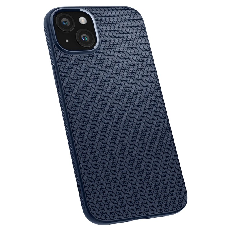 Spigen Чохол для Apple iPhone 15 Plus Liquid Air, Navy Blue