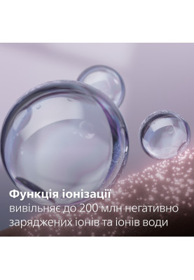 Philips Фен 8000 Series, 1400Вт, 3 режими, іонізація, хол. обдув, турборежим, рожевий