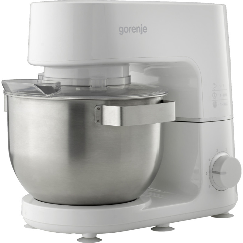 Gorenje Кухонна машина 800Вт, чаша-метал, корпус-метал, насадок-3, білий