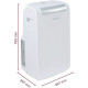 Ariston Кондиціонер мобільний Mobis Plus 10 20м2 on/off 10000BTU 3.1кВт A/- R290 білий