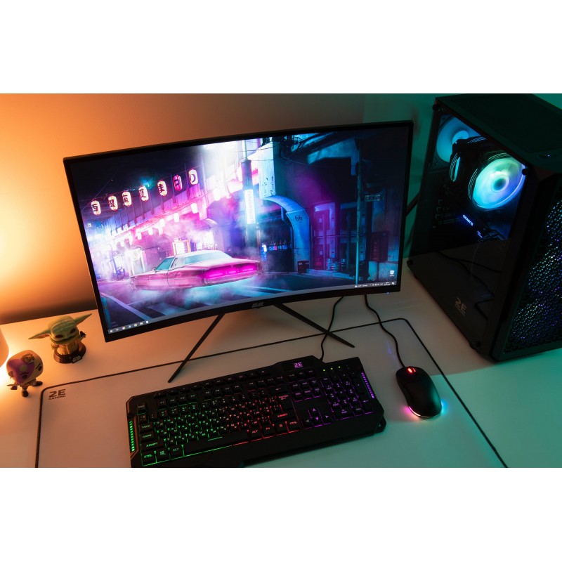 2E Gaming Монітор LCD 27" G2723BV 1xHDMI, DP, VA, 2560x1440, 165Hz, 2.7ms, CURVED, FreeSync