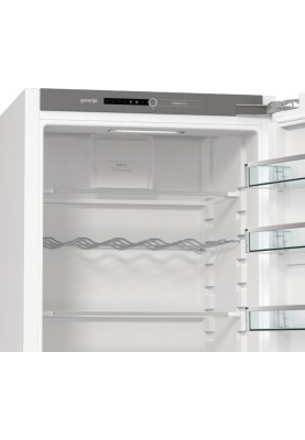 Gorenje Холодильна камера вбудована, 177x55, 5х54, 5, 301л, А++, інв., дисплей, білий