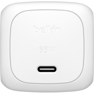 Belkin Зарядний пристрій мережевий  65Вт USB-С GAN PD PPS, білий