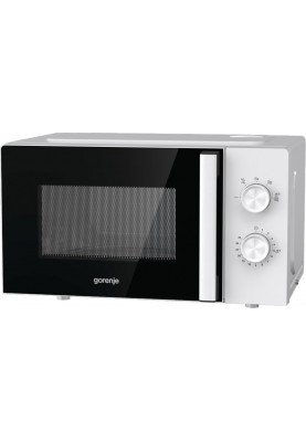 Gorenje Мікрохвільова піч, 20л, хутро. керув., 800Вт, білий