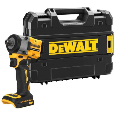 DeWALT Гайковерт ударний акумуляторний DeWALT XR Li-Ion 18В 610Нм 1440-2500об/хв 3550уд/хв 1/2" кейс TSTAK 1.1кг без АКБ та ЗП