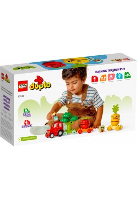 LEGO Конструктор  DUPLO My First Трактор для вирощування фруктів та овочів