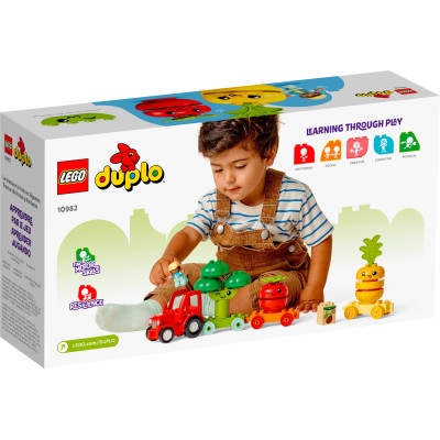 LEGO Конструктор  DUPLO My First Трактор для вирощування фруктів та овочів